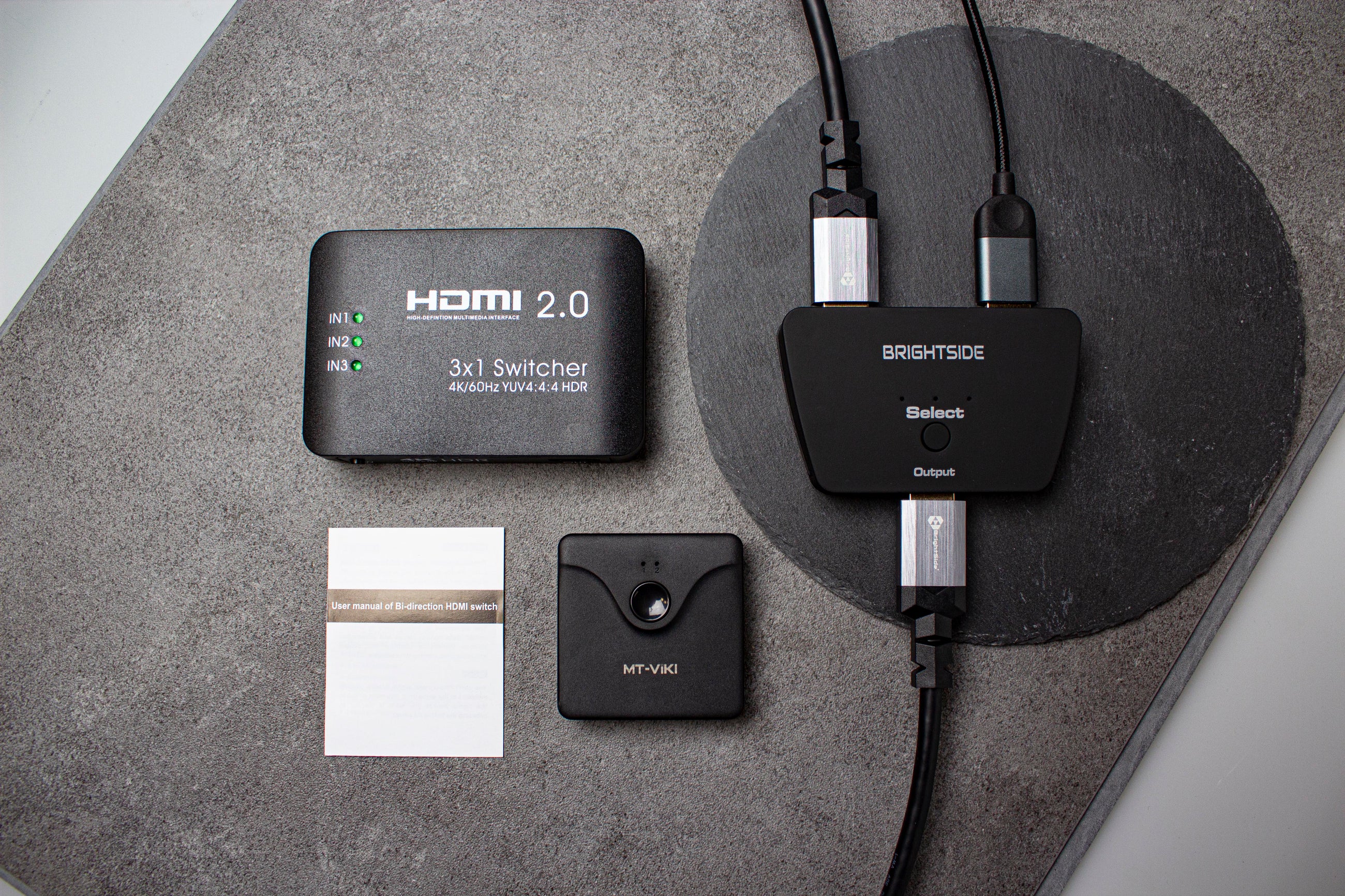 Brightside HDMI switch en splitter 's