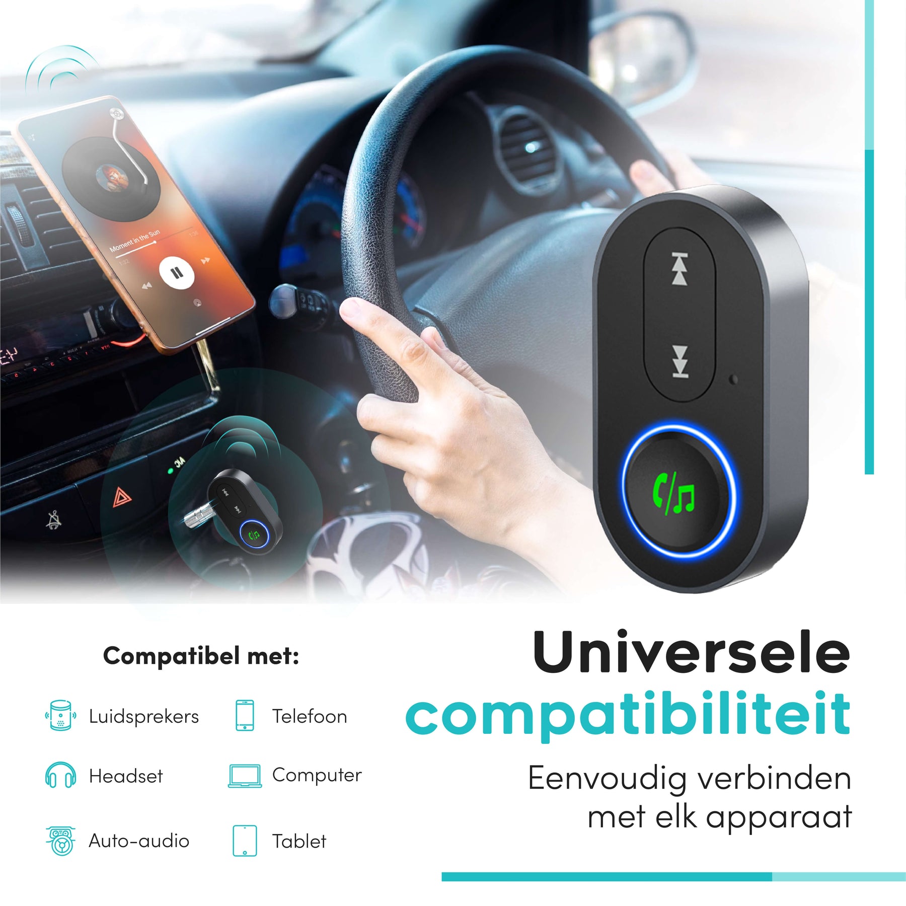 Bluetooth adapter compatibel met elk apparaat