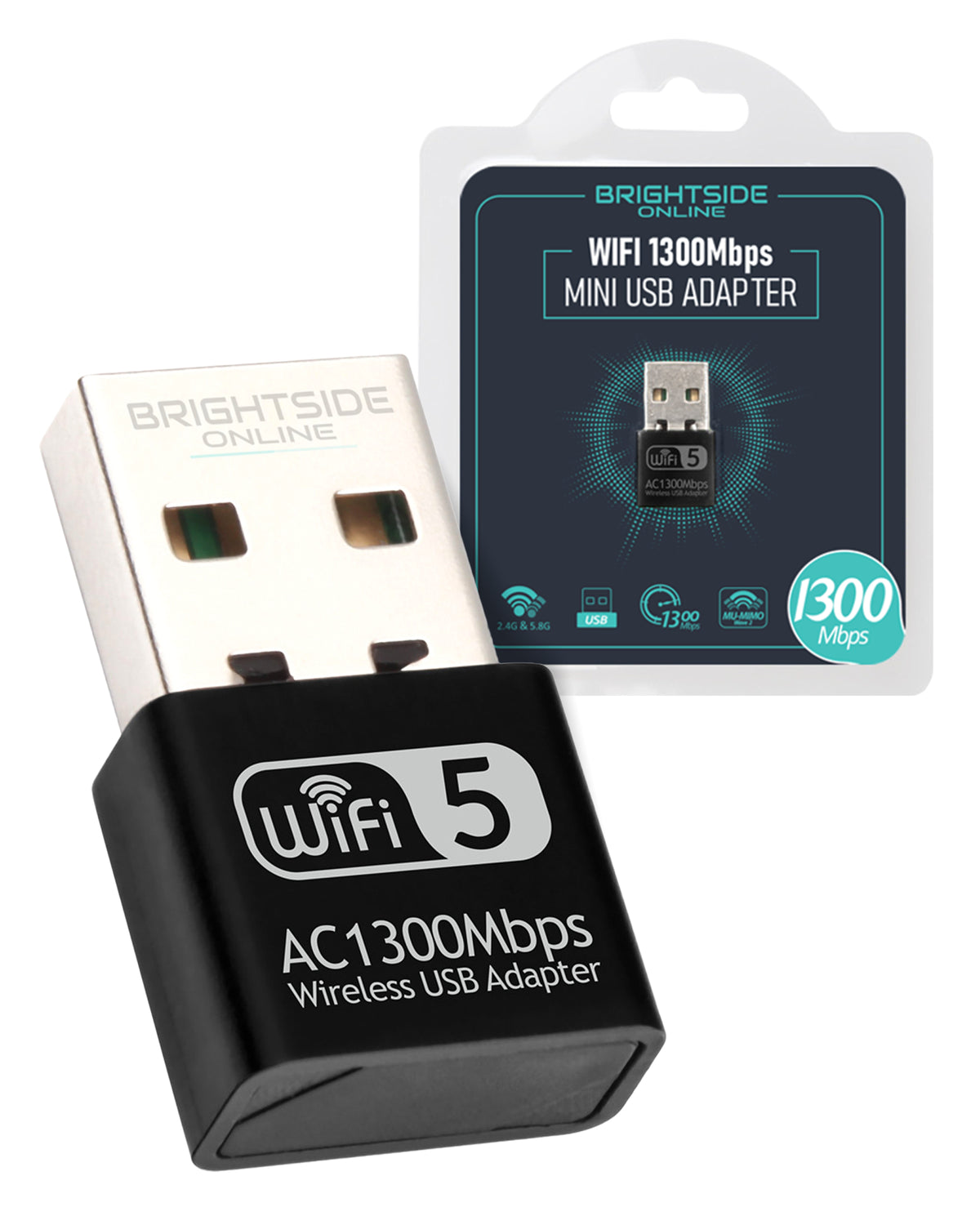 brightside wifi adapter usb 1300 mbps