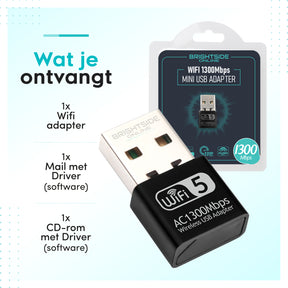 inhoudverpakking wifi adapter van brightside