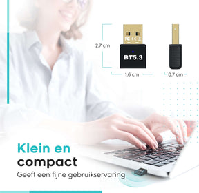 klein compacte bluetooth 5.3 usb adapter